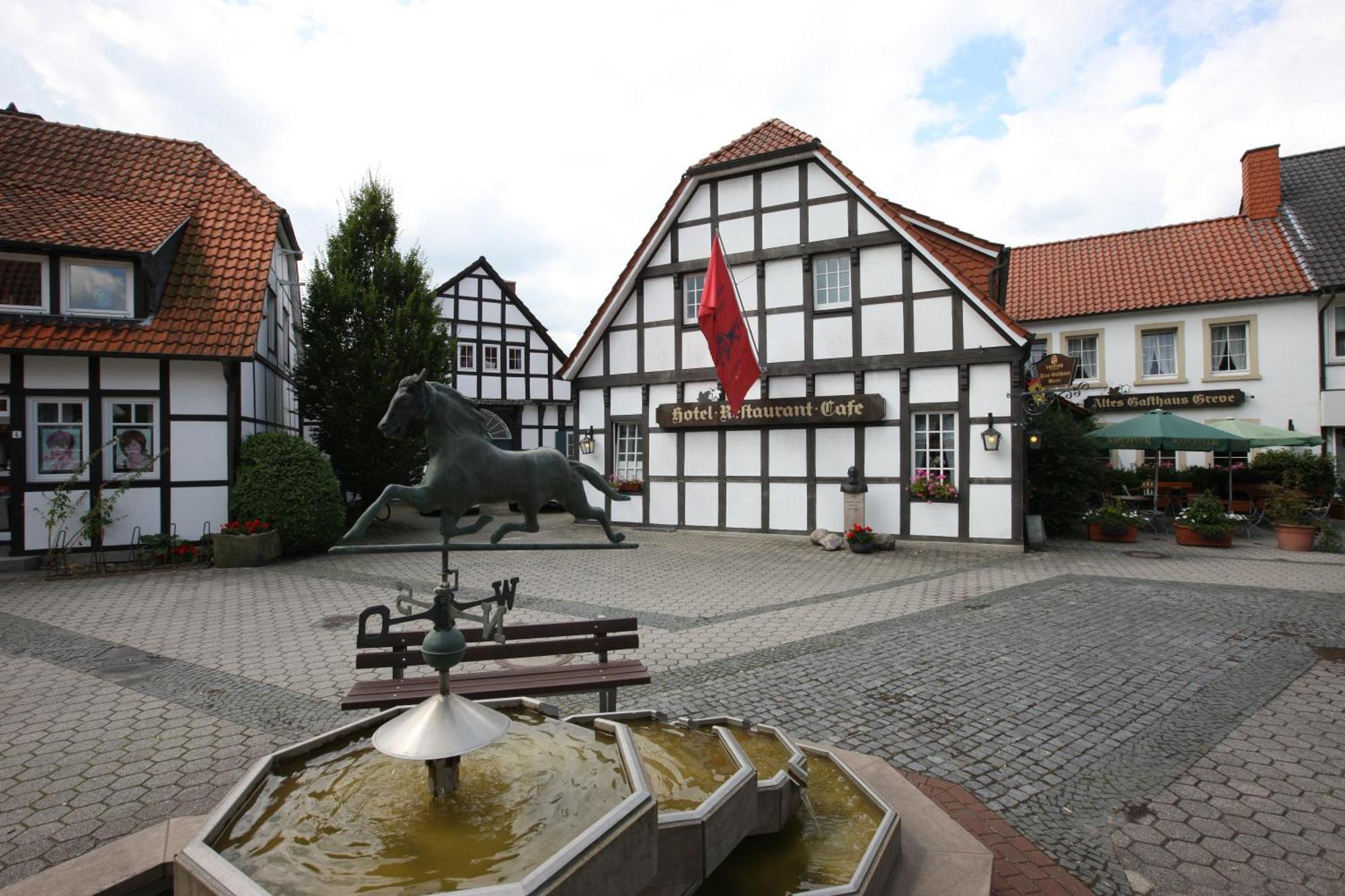 Hotel Altes Gasthaus Greve Recke Esterno foto